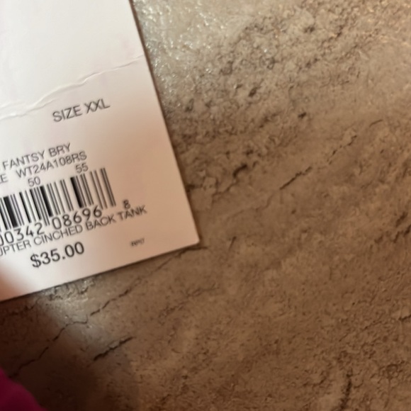 Tek Gear Women's Magenta Tank Top NWT - Picture 3 of 4